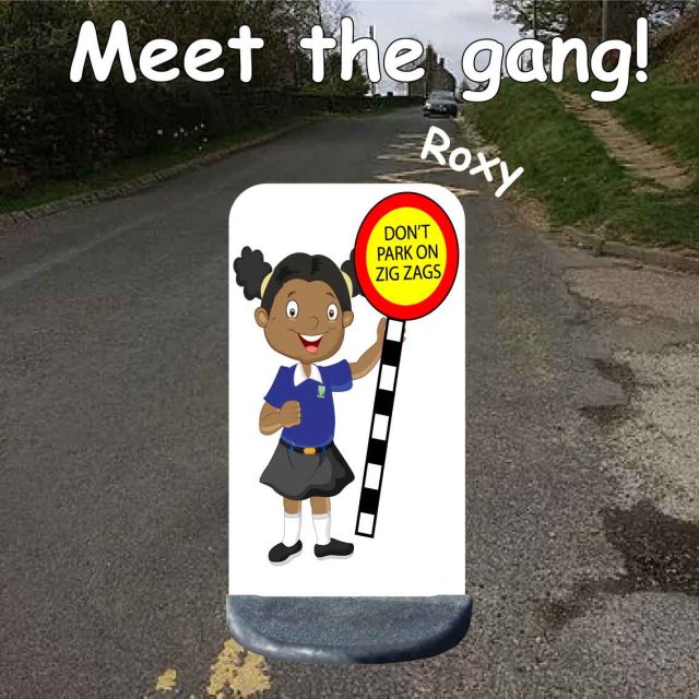 No parking school sign roxy