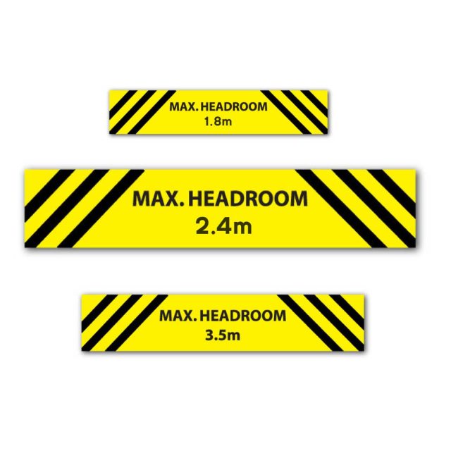 Headroom Height Sign 2.4 metre