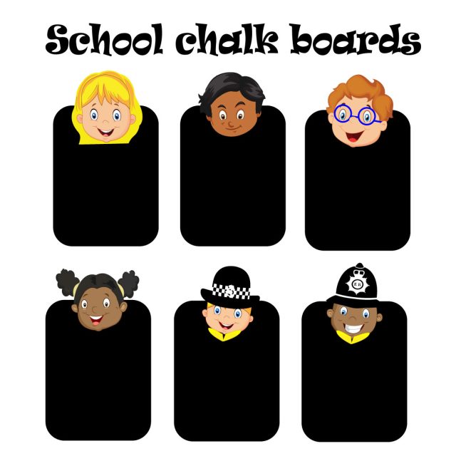 School chalk boards