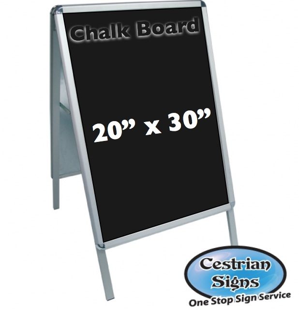 A-Master 20 x 30 Budget Chalk A Board Sign