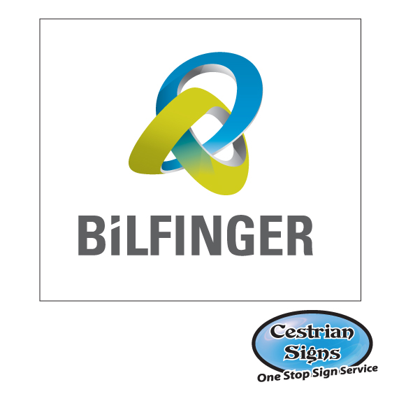 BiLFINGER Hard Hat Stickers