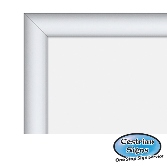 25mm Profile Silver With Mitred Corners