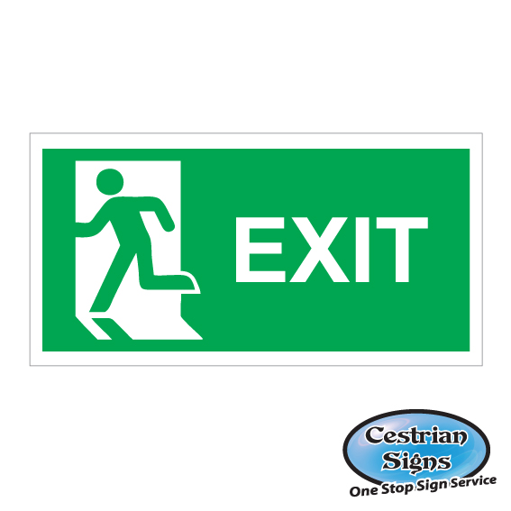 fire exit builders safety sign