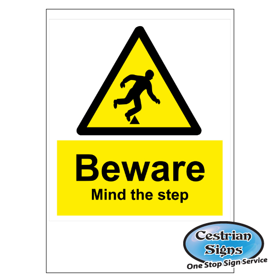Danger Trip and Fall Construction Site Safety Signs