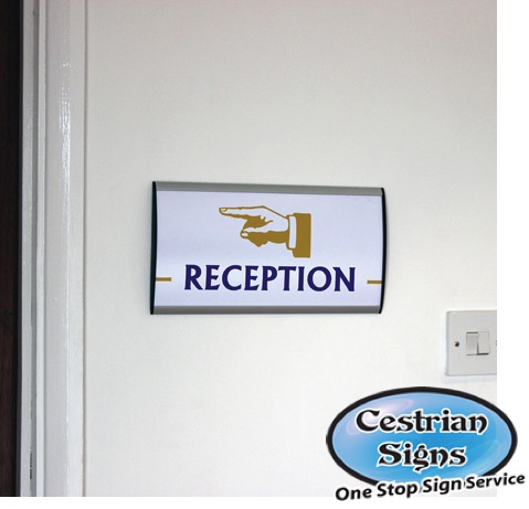 Sign Nav Office Door Wall Sign 300 x 148mm (2 Pack)
