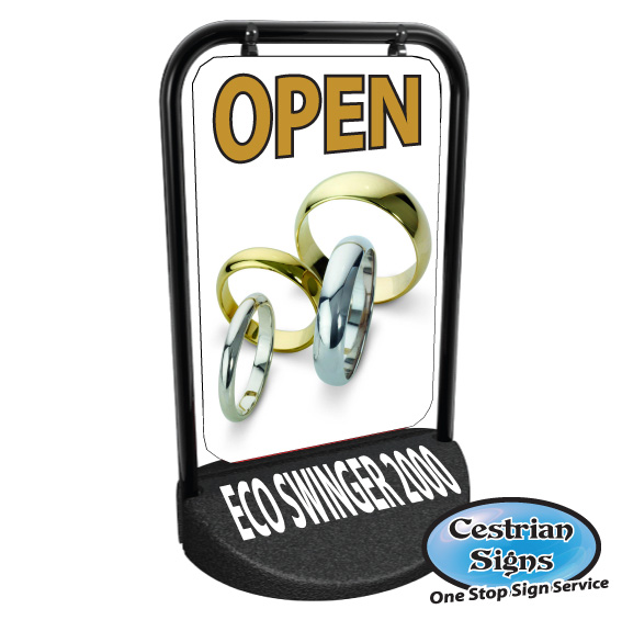 swinger 2000 pavement swing sign