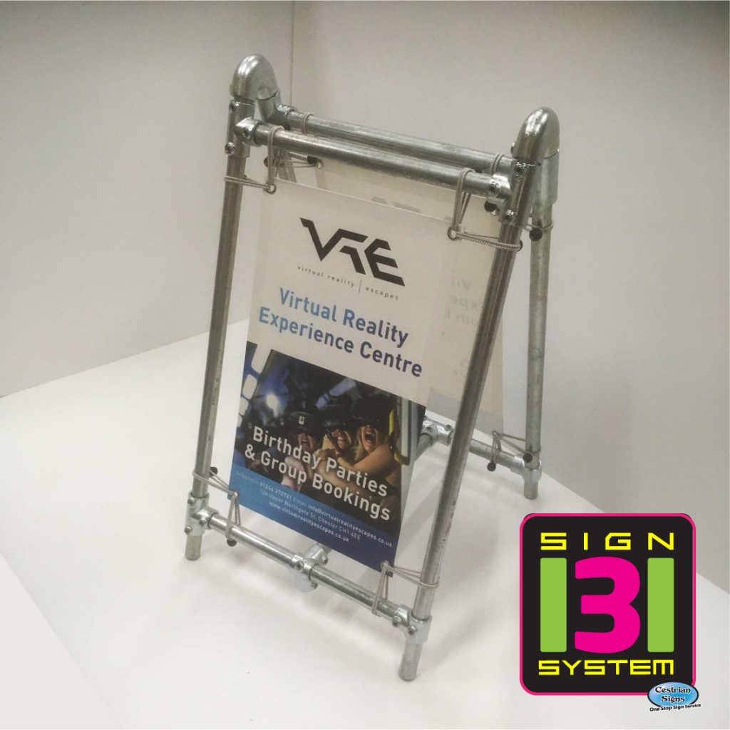Free Standing Banner Display System