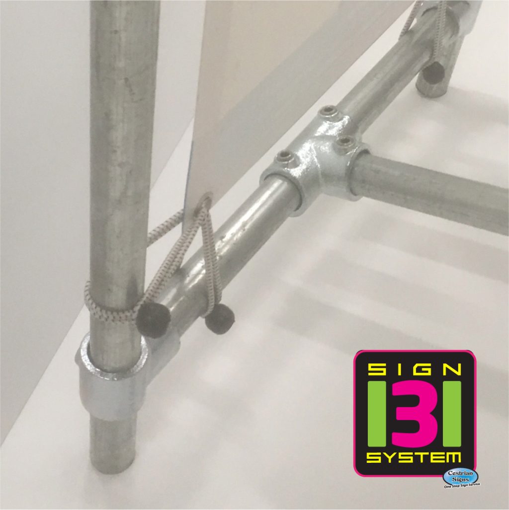 heavy duty metal frame sign