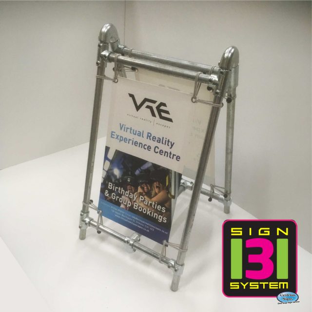Free Standing Banner Display System