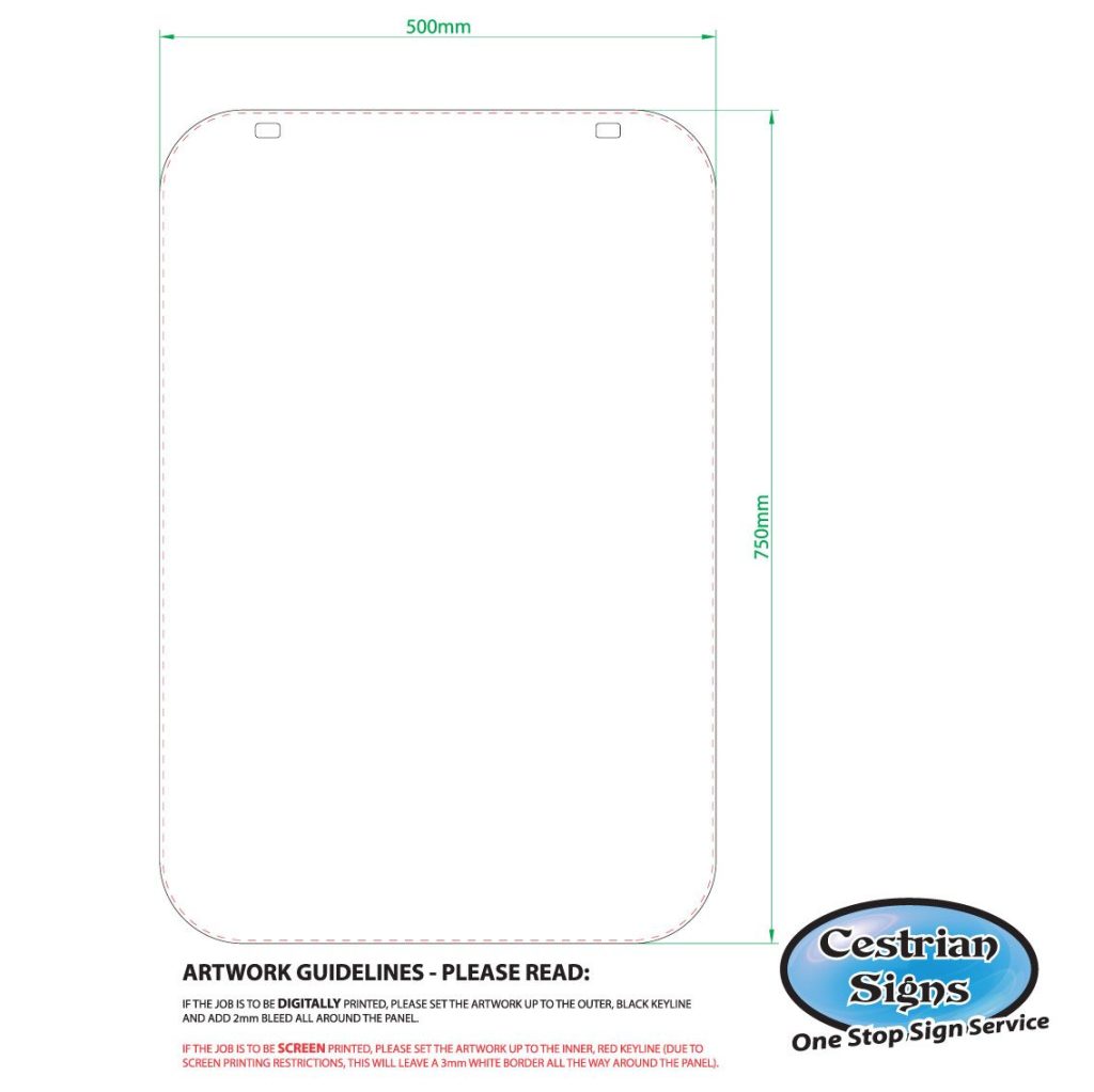 SWINGER 2 SWING SIGN PANEL SIZE